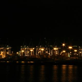 Night at the Urban Harbor