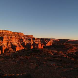 Sunset over the Red Rock Plateau