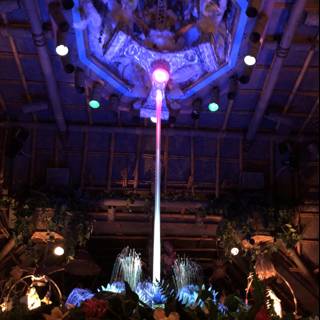 Illuminated Altar at Disneyland Church