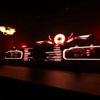 Pyrotechnic Fire and Lasers at Wobbleland 2026