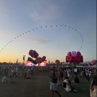 Sunset Festivities at Empire Polo Club