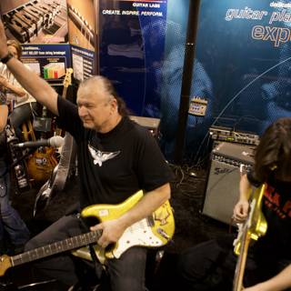 Dick Dale Rocks the Crowd with His Electric Guitar