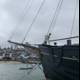 The Majestic Black Warship at the San Francisco Dock