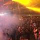 Smoke-Filled Concert Crowd
