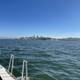 Cityscape and Sailboats in San Francisco Bay