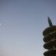 Moonlit Night over Japanese Pagoda