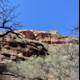 Red Rock Formation Amidst Arizona Wilderness