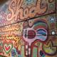 The Colorful Mural at The Shed in Santa Fe