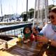 The Joyful Bond: A Mother's Day at the Harbor