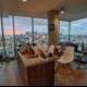 Cityscape View from Luxury Penthouse Condo