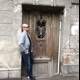 Man Standing at Door in Tbilisi