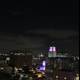 Los Angeles Metropolis Illuminated in Vibrant Hues of Purple and Blue