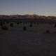 Desert Sunset Over Mountain Range