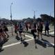 Running Through Sunlit Streets