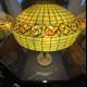 Shimmering Yellow Stained Glass Lamp