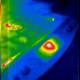Thermal Imaging Car with Red Light