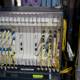 Fiber Optic Cables in a Server Room