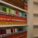 Colorful Library Shelf