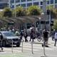 Urban Symphony at the Crosswalk