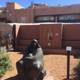 Statue of a Woman Amidst the Blue Skies of Santa Fe