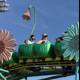 Thrills in Bloom: Roller Coaster Fun