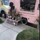 Pink Food Truck Blooms with Flowers
