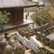 Japanese Temple adorned with Stone Statues