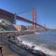 Golden Gate Bridge over a Serene Waterfront