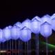 Blue City Lights on the Bridge