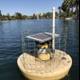 Solar-Powered Boat Enjoying the Serenity of the Lake
