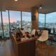 A Penthouse View of Urban Sunset
