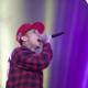 Tyga Rocks the Stage in his Red Baseball Hat