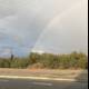 A Rainbow Over the Road