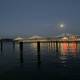 Bay Bridge and the Moon Over San Francisco
