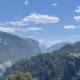 Majestic Mountain Range in Yosemite