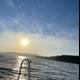 Sailboat sunset in Tiburon