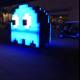 Light Up Pac Man Takes Over the Night