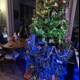Festive Christmas Tree in San Francisco Living Room