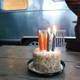 Five Candles Celebrating Life