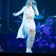 Woman in White Lights Up Coachella Stage