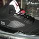 Classic Black and White Jordan Basketball Sneakers