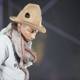 Pharrell Williams Performs in a Stylish Sun Hat and Scarf