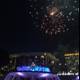 Patriotic Fireworks Illuminate Los Angeles Skyline