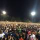 Massive Crowd at Night Football Game